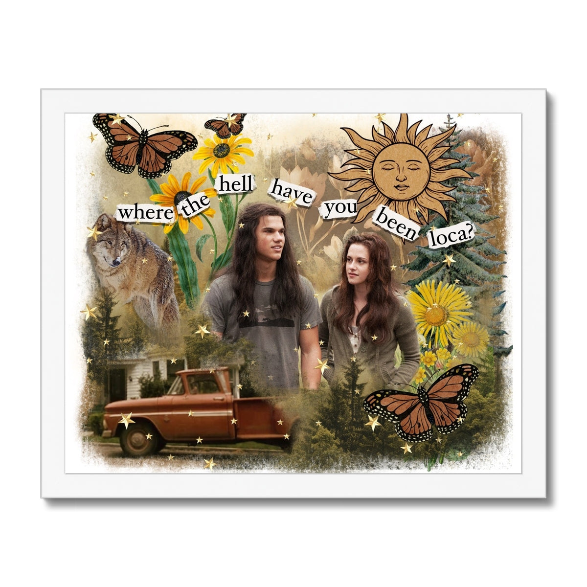 Loca Framed Print