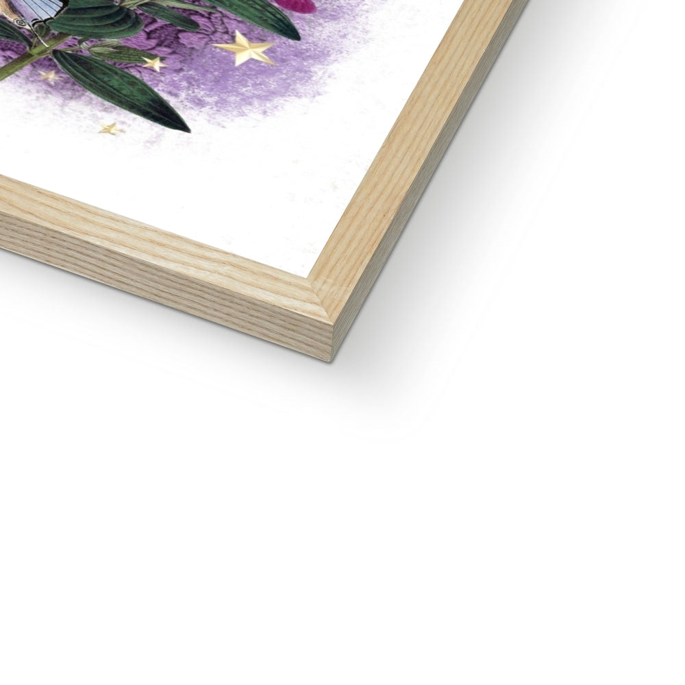 Purple is Cool Framed Print