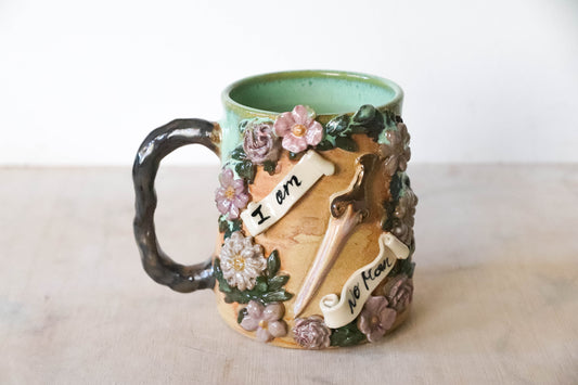 I am No Man Stoneware Mug