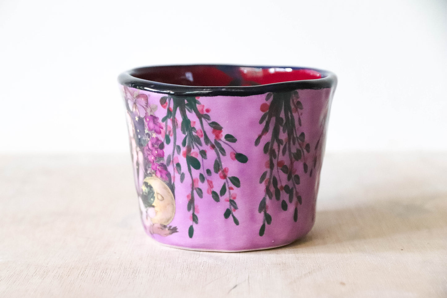 Buffy Floral Burgundy Mug