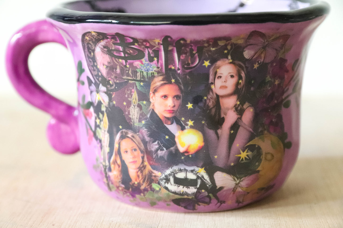 Lavender Purple Buffy Mug