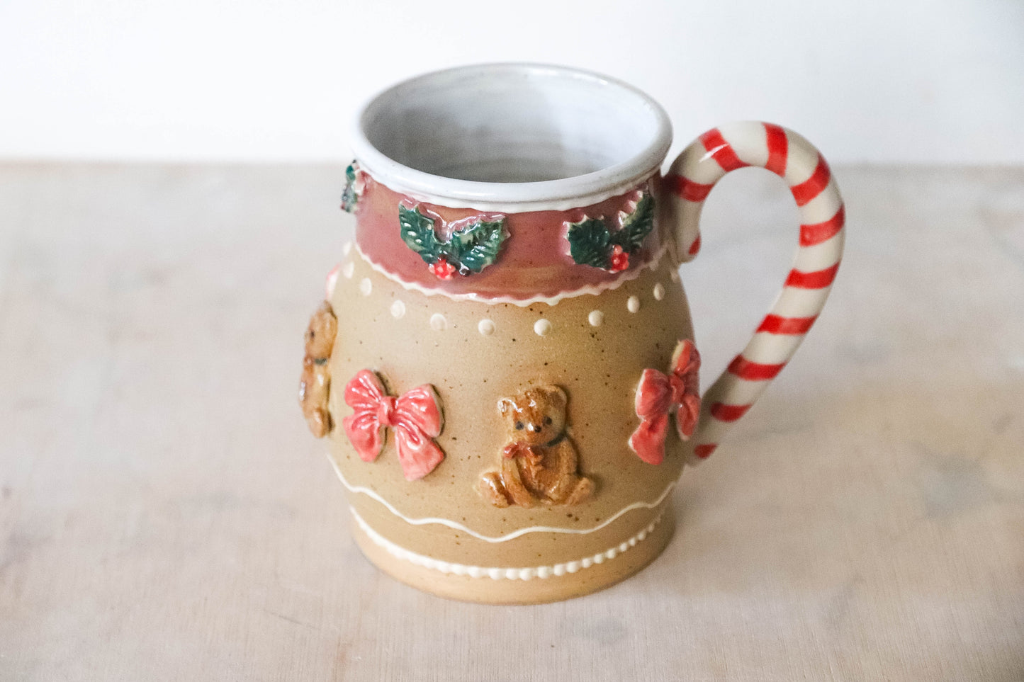 Christmas Teddy Bears Stoneware Mug