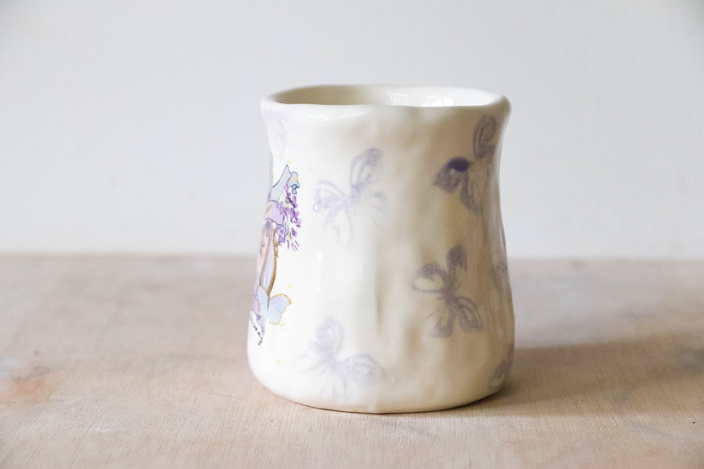 Lilac Wedding Butterfly Mug
