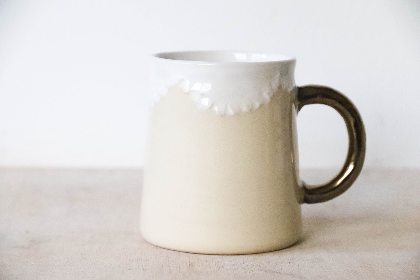 Pink Carousel Medium Stoneware Mug