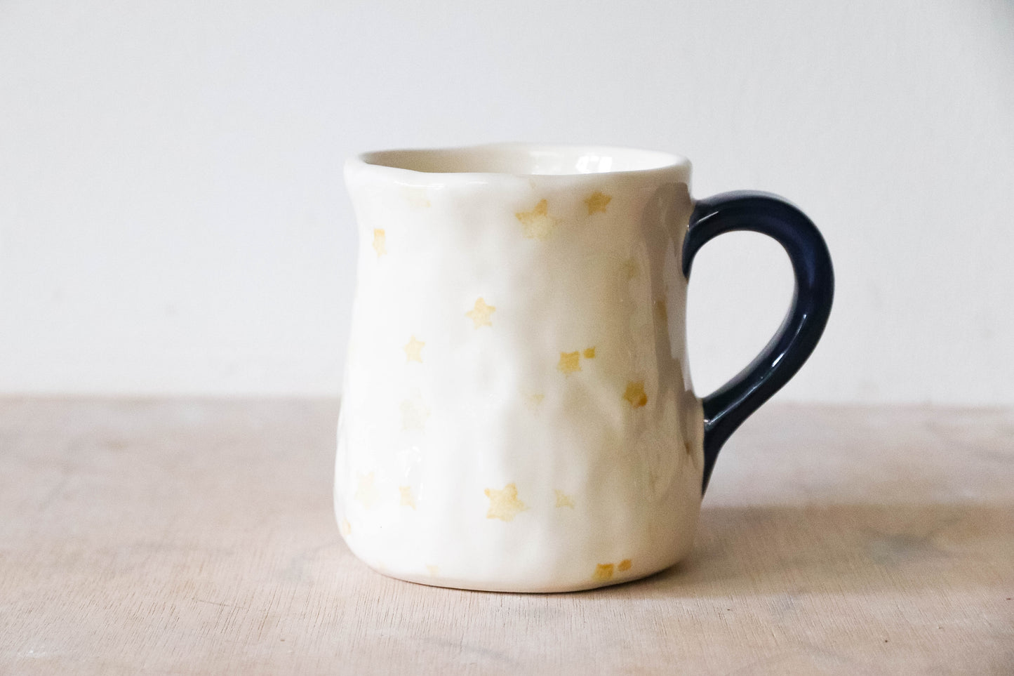 Navy Wedding Butterfly Tulip Mug