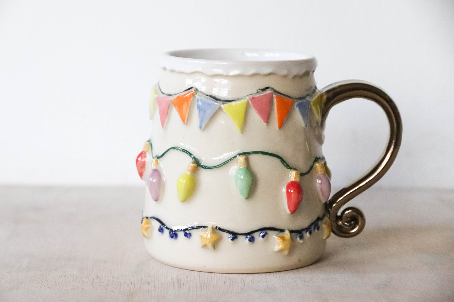 Carnival Lights Stoneware Mug