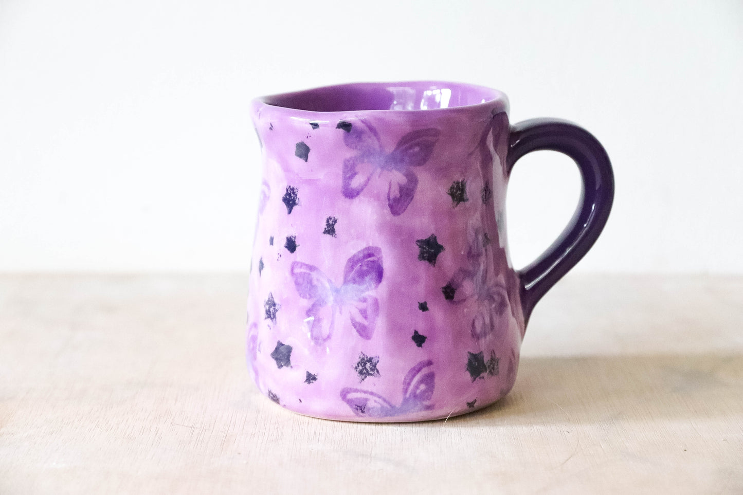 Dark Purple Practical Magic Tulip Mug