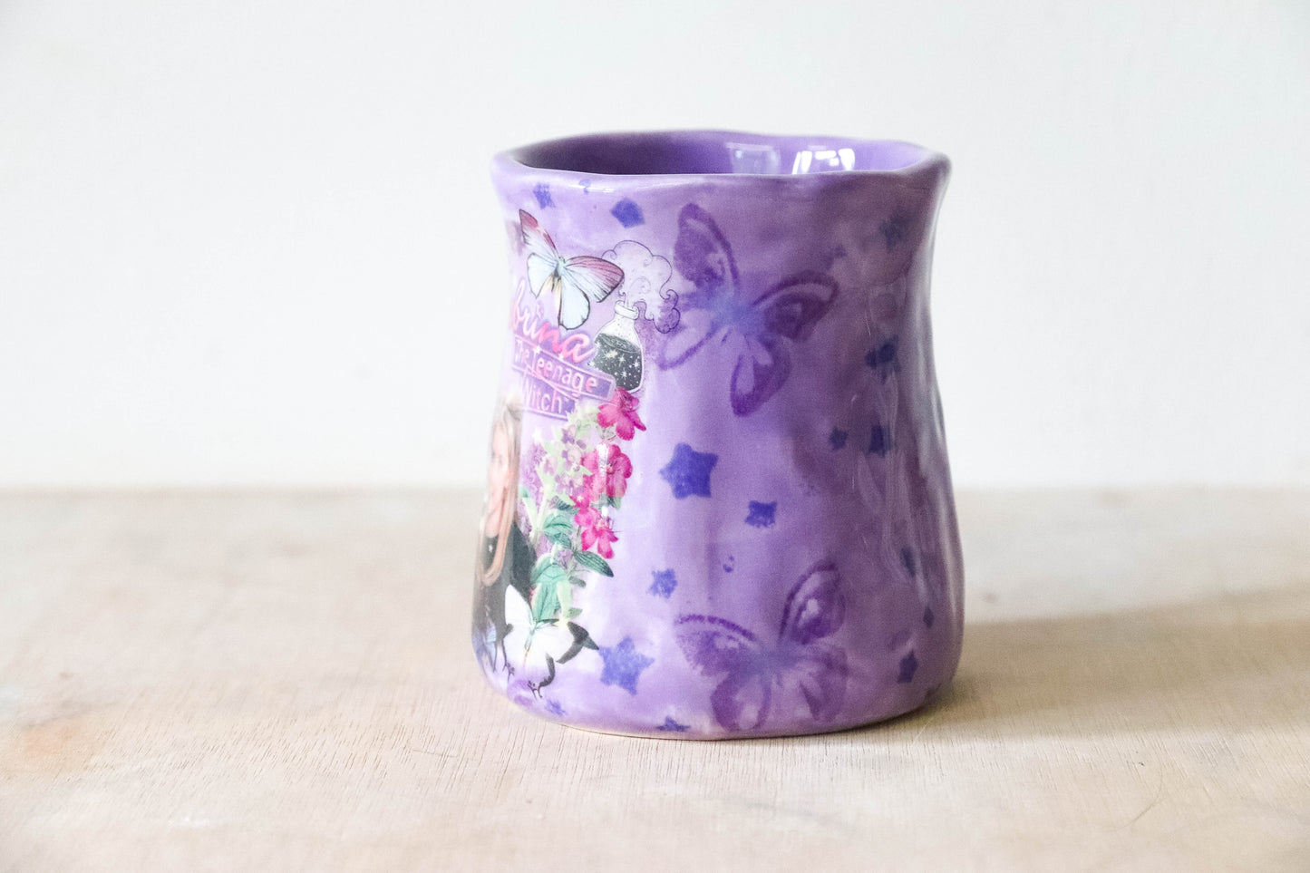 Dark Purple Sabrina Tulip Mug