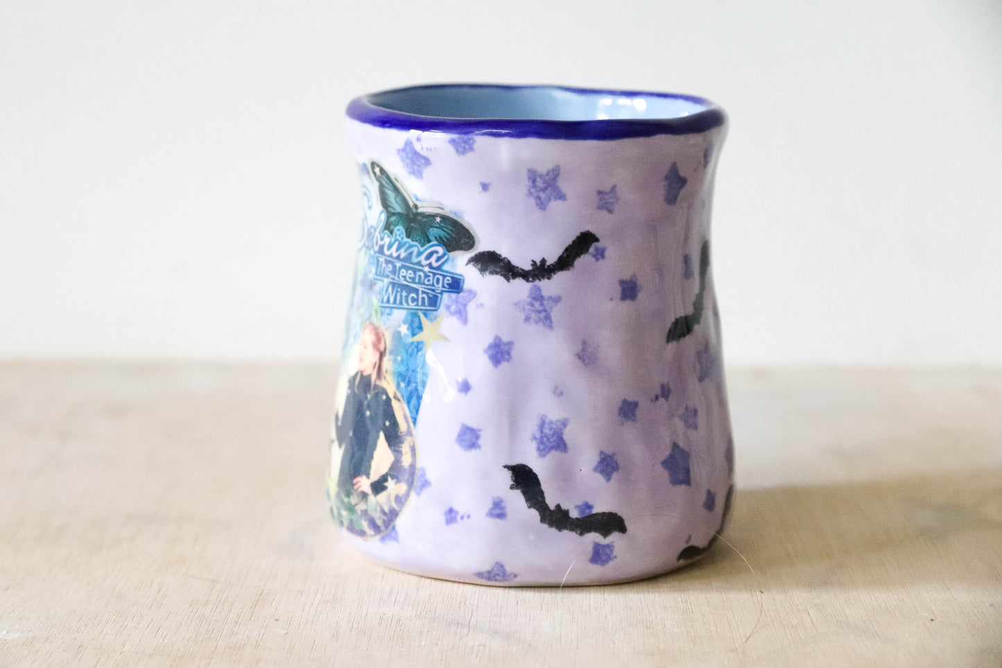 Blue Starry Sabrina Tulip Mug