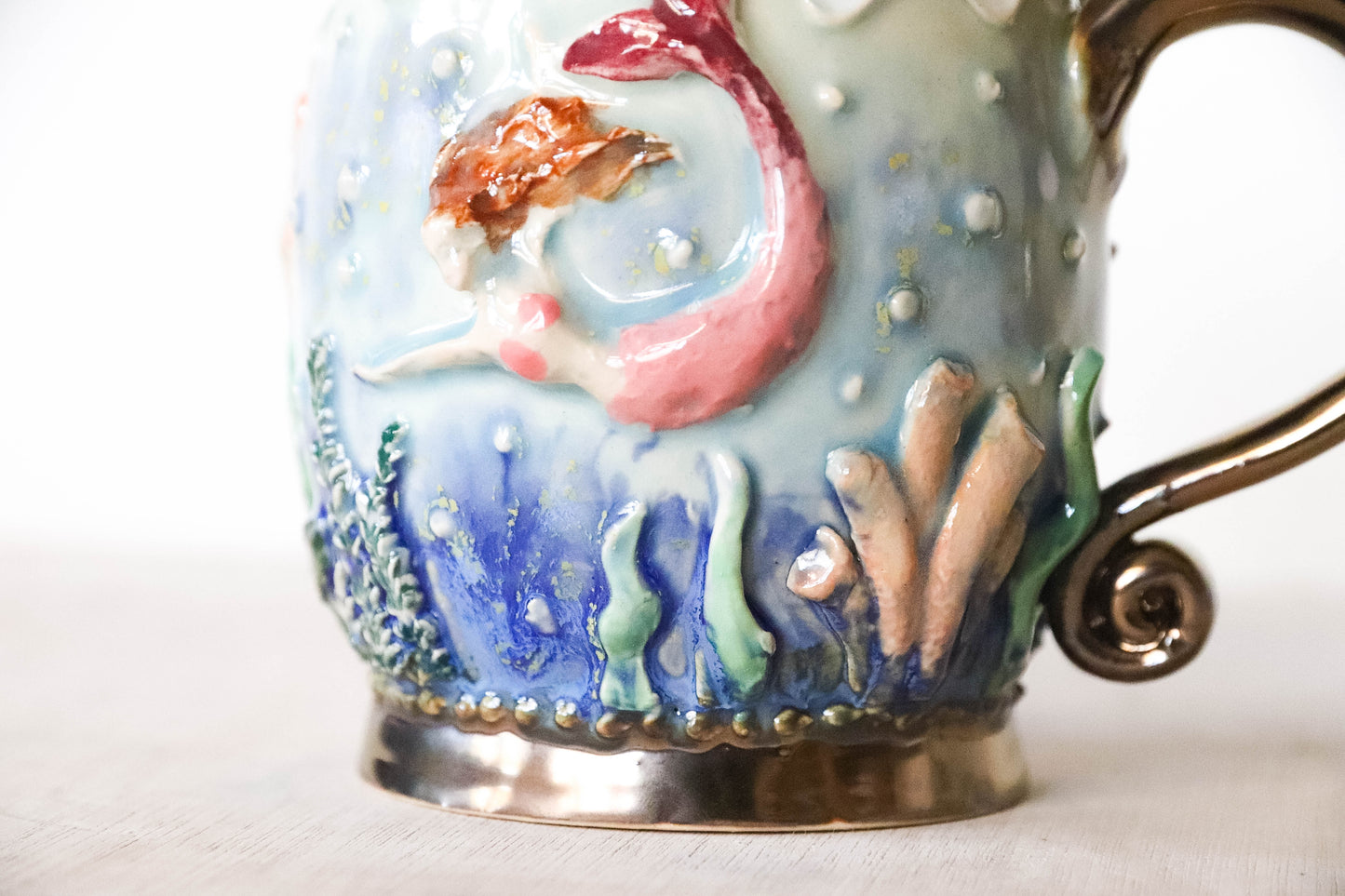 Mermaid Tank Stoneware Mug