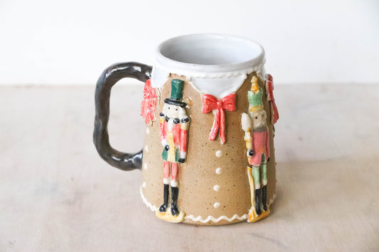 Nutcracker Stoneware Mug - Seconds