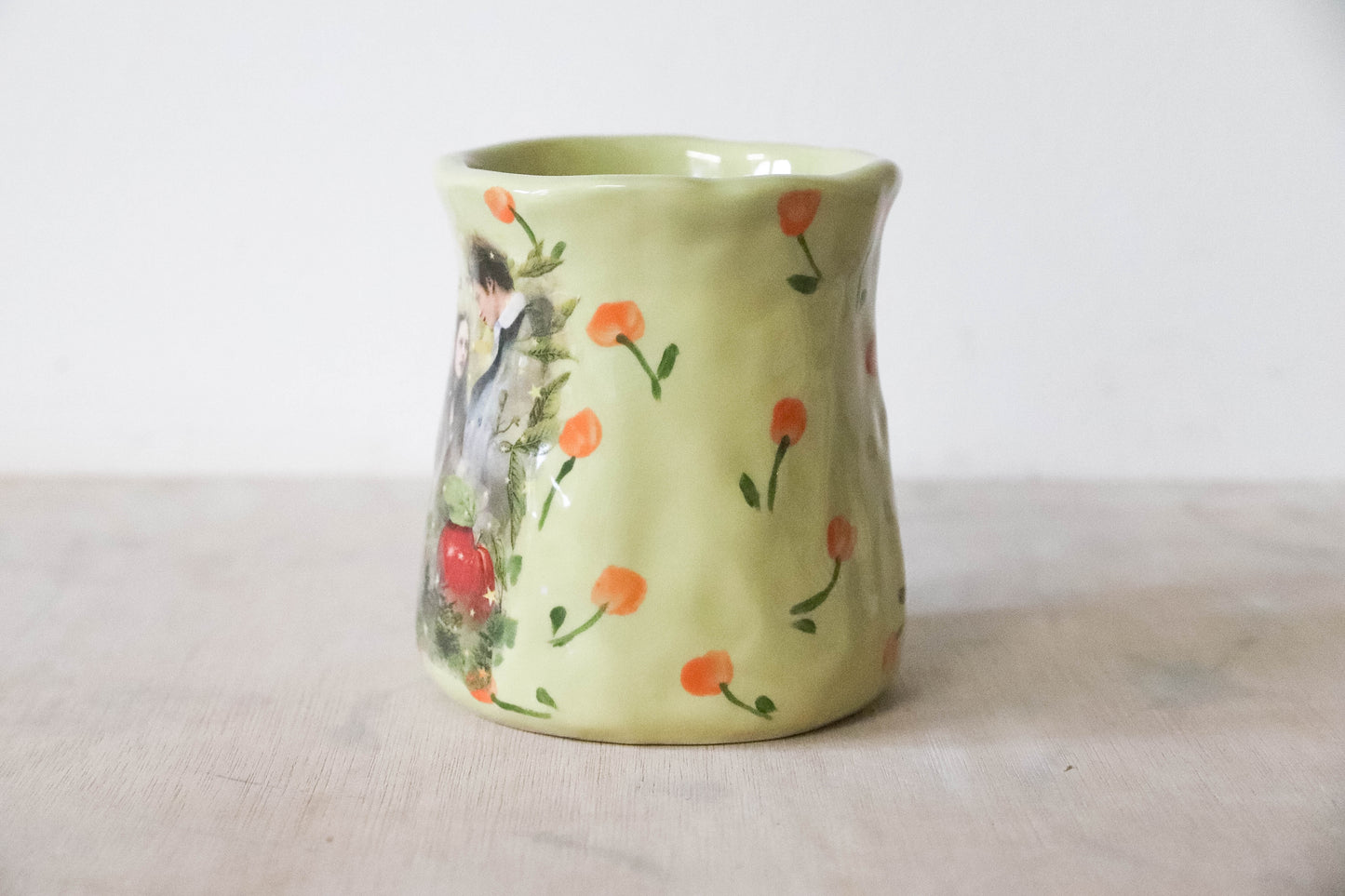 Green Twilight Tulip Mug