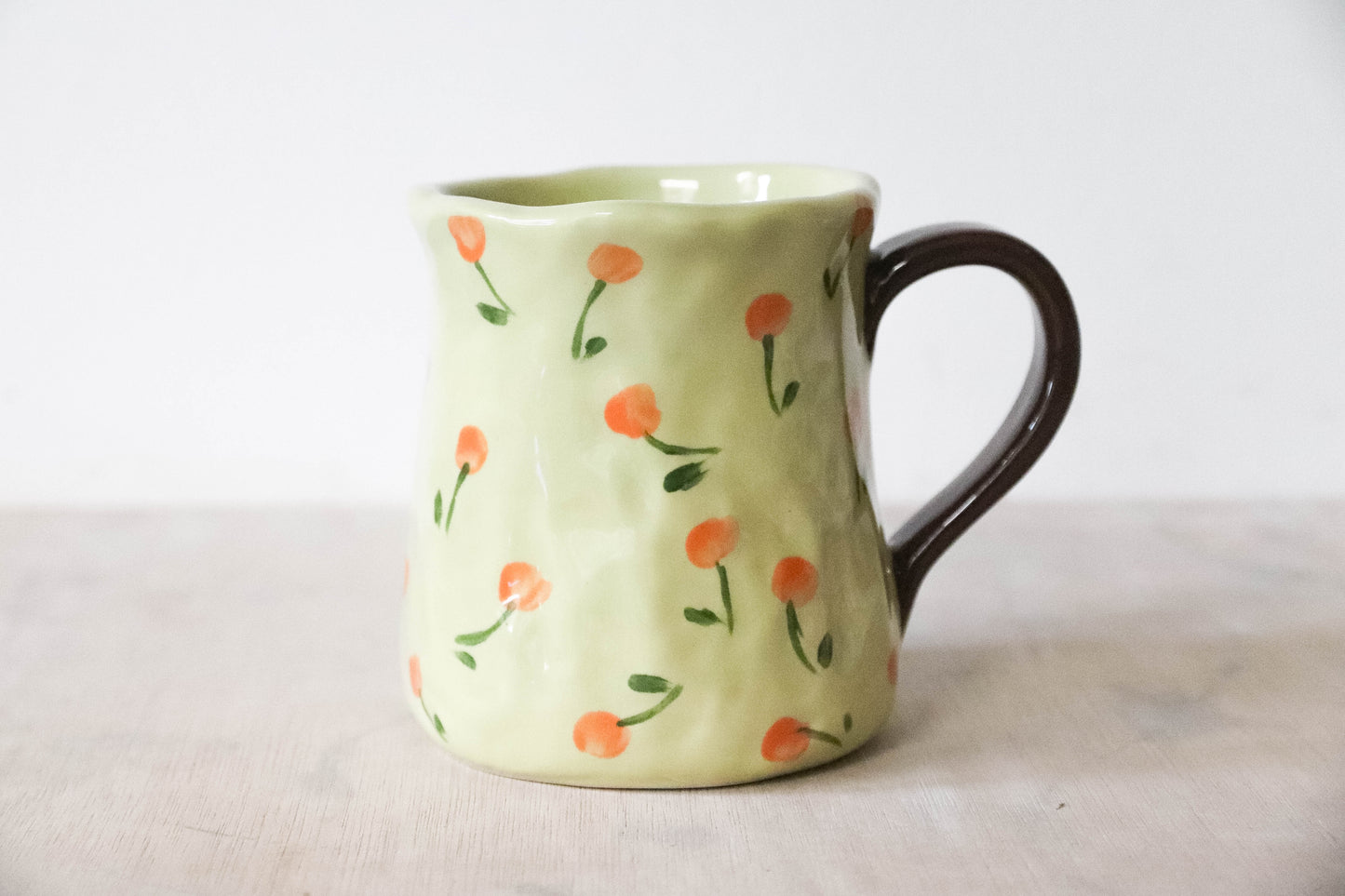 Green Twilight Tulip Mug