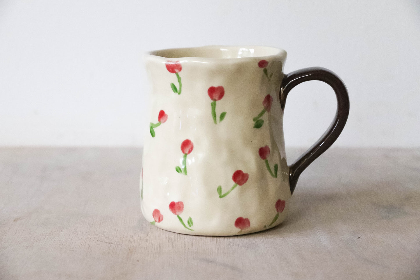 Green Fairy Floral Tulip Mug