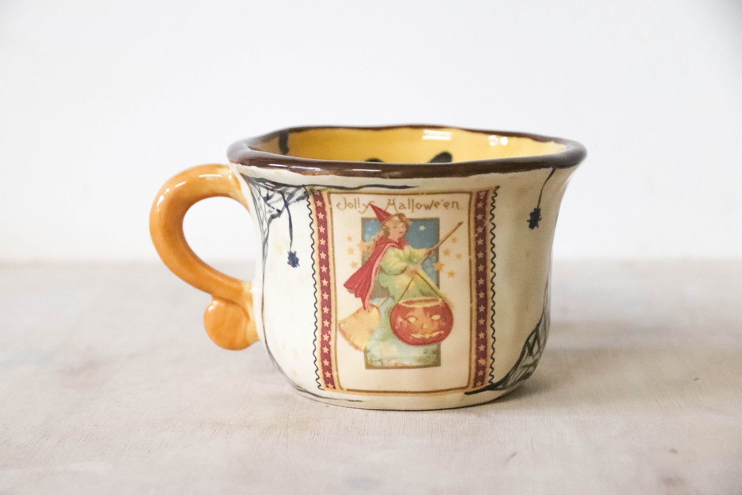 Vintage Halloween Witch Mug