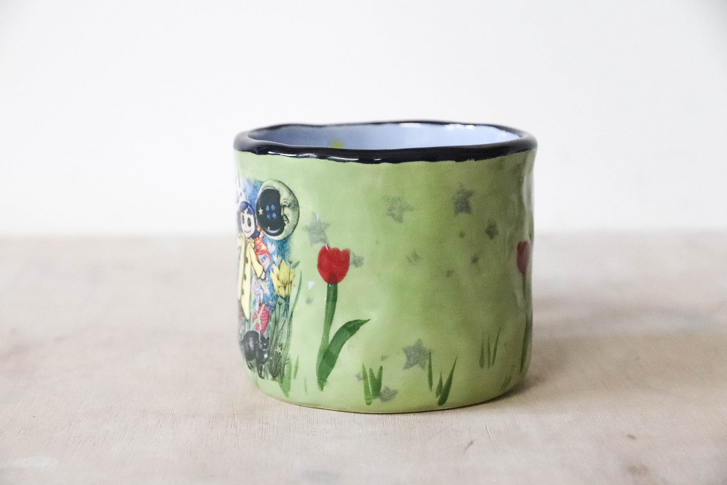 Coraline Blue Green Mug Medium