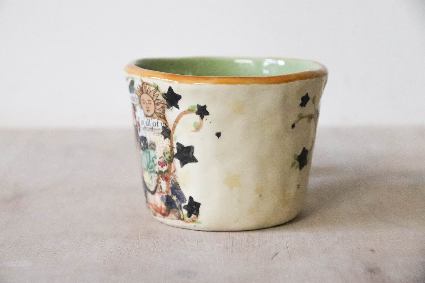 Practical Magic Witch Green Cream Mug