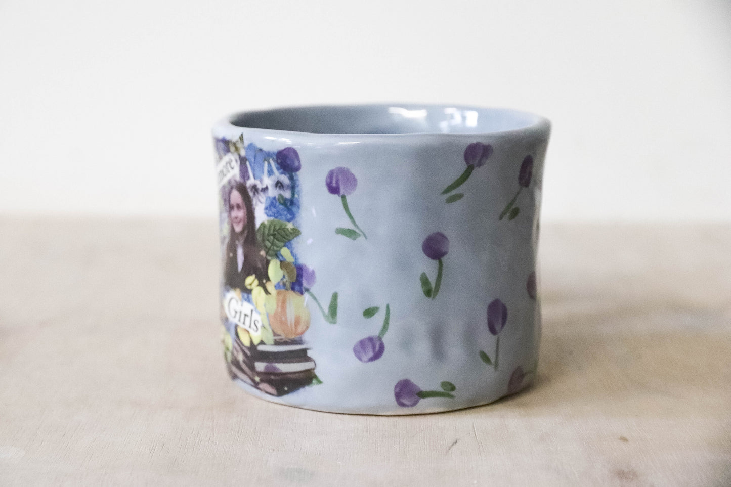 Gilmore Girls Blue Floral Mug Large
