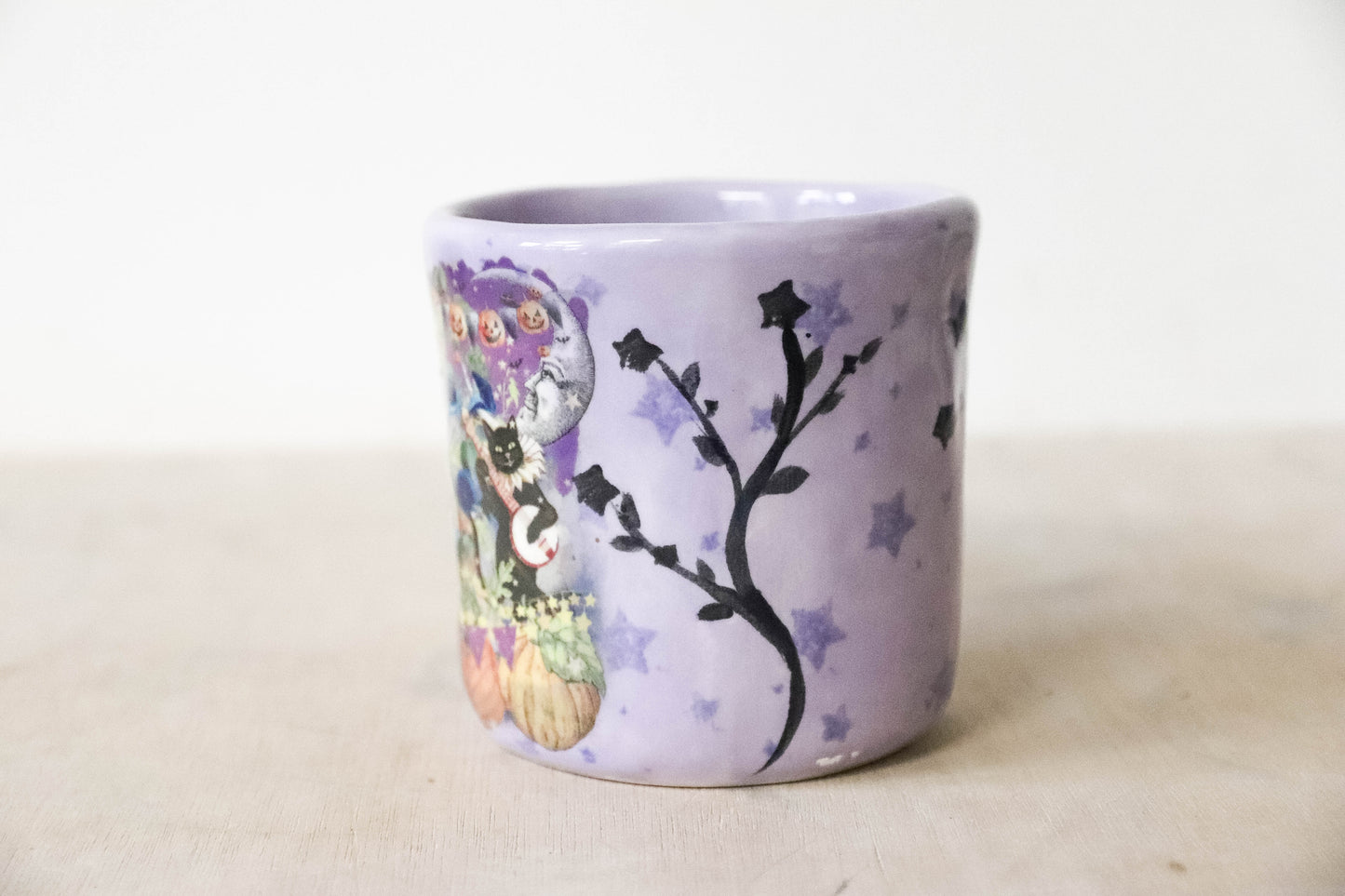 Purple Ghost Small Mug
