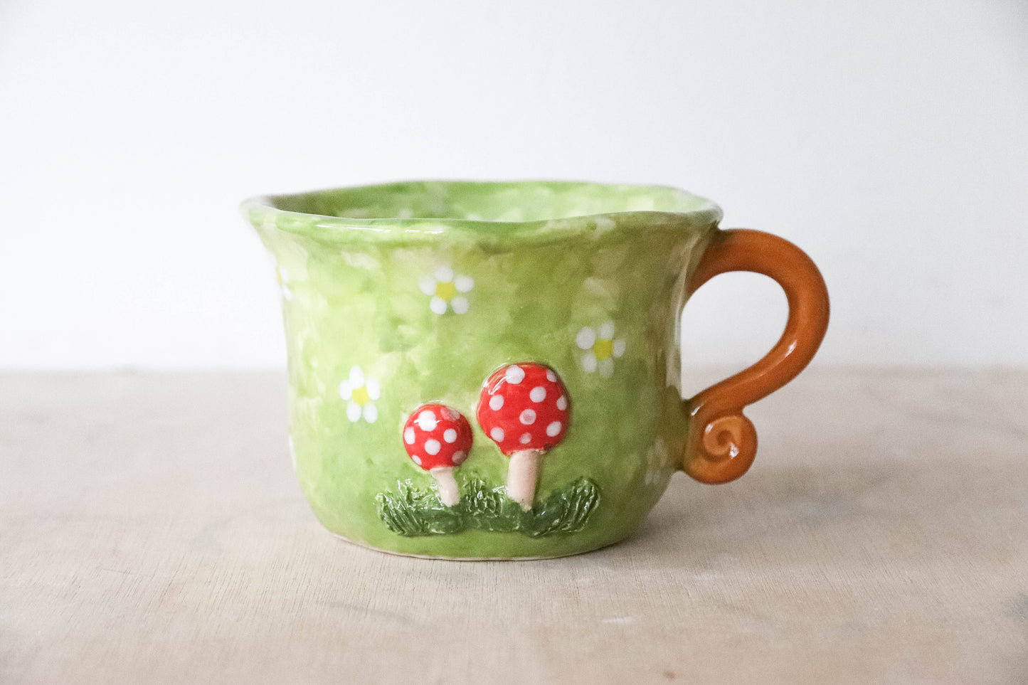 Green Toadstool Mug
