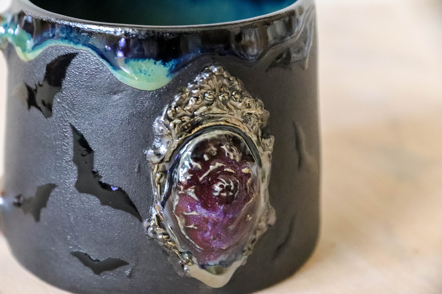 Gothic Rose Stoneware Mug
