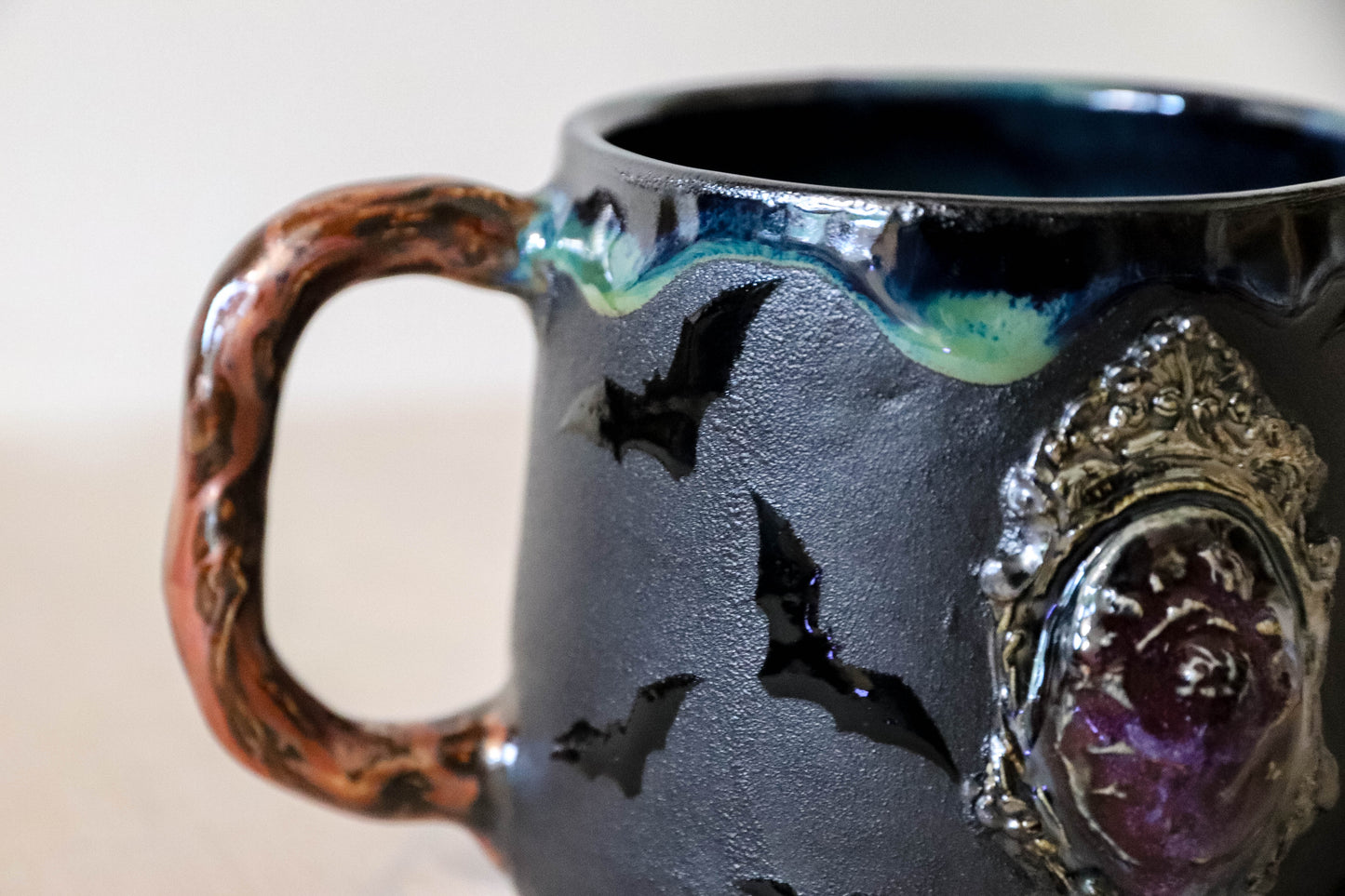 Gothic Rose Stoneware Mug