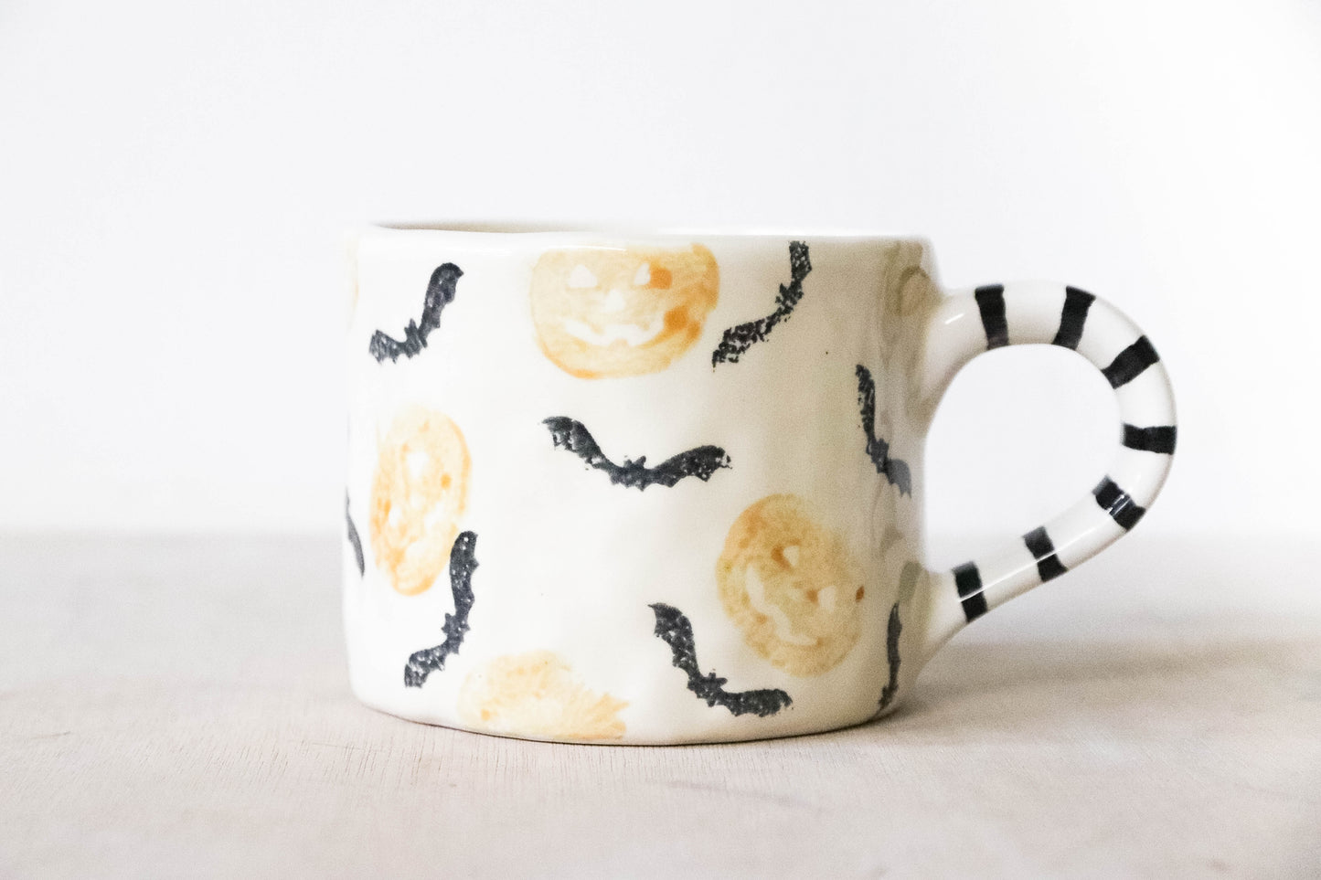 Navy Pumpkin Patch Mug Large