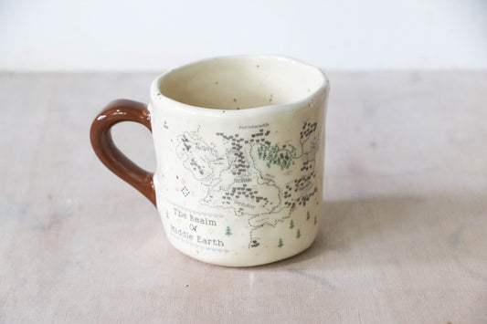 Embroidered Map Small Mug