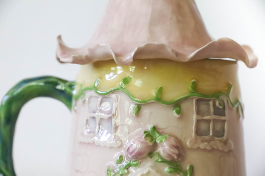 Rosebud Fairy House Stoneware Mug