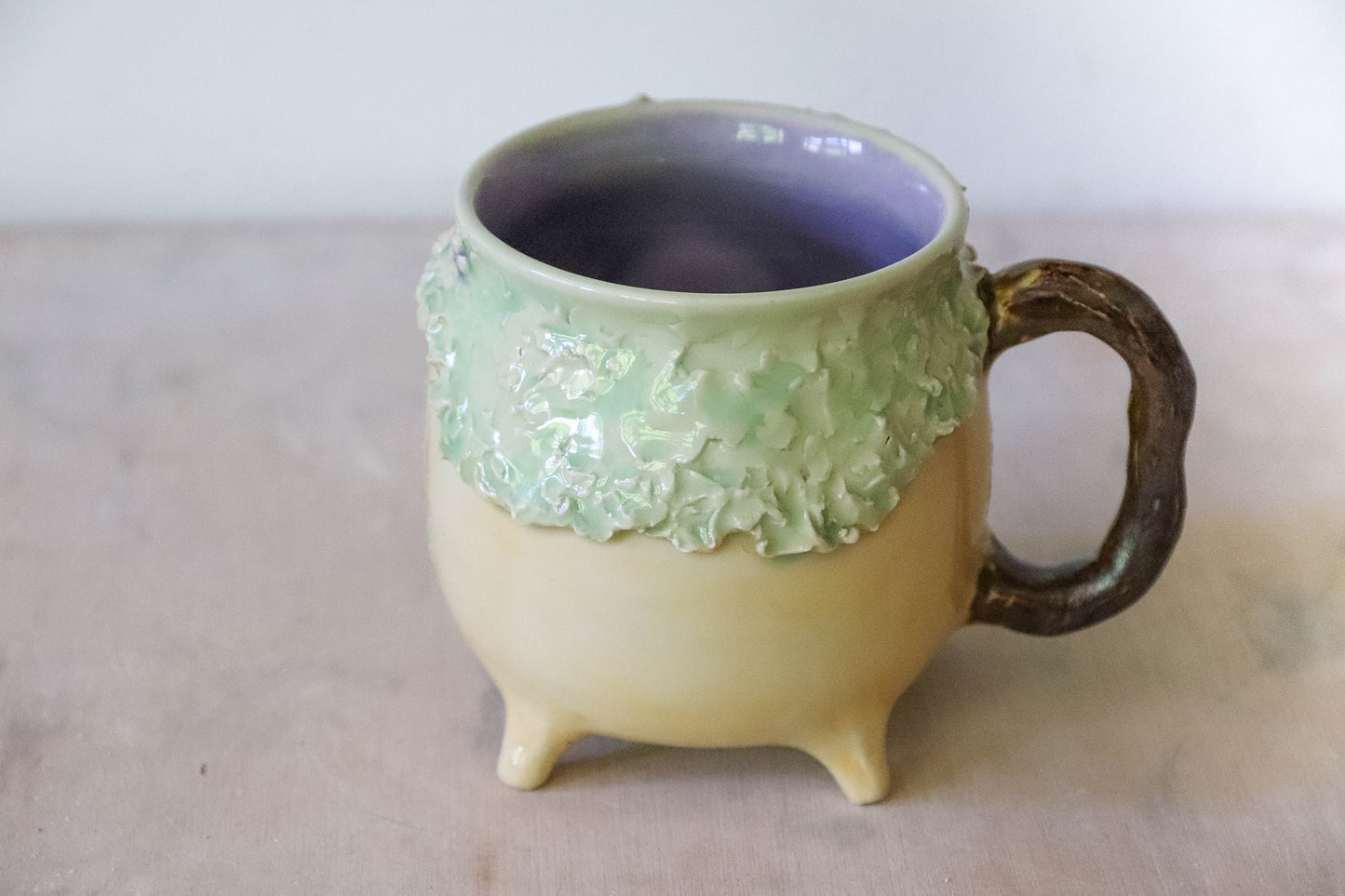 Purple Hobbit House Stoneware Mug