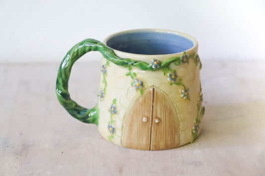 Blue Castle Stoneware Mug