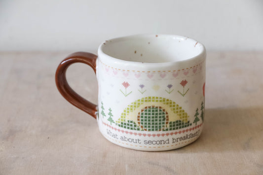 Cross Stitch White Mug Medium