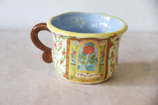 Floral Beauty and Beast Mug