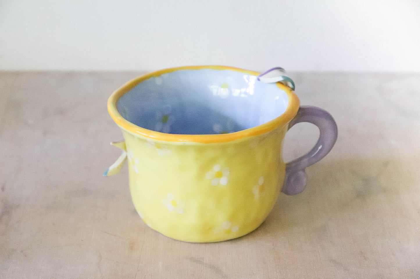 Yellow Daisy Suffragette Mug