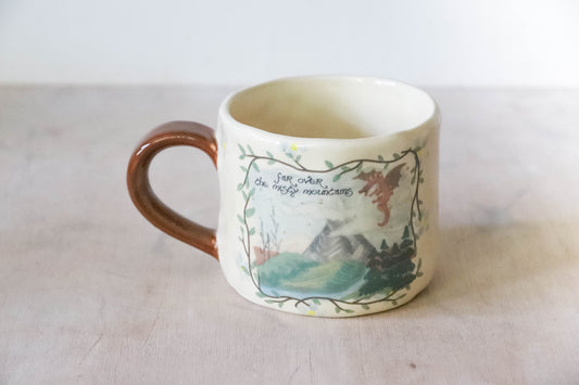 Misty Mountains Daisy Mug Medium
