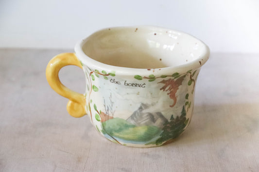 The Hobbit Yellow handle Mug