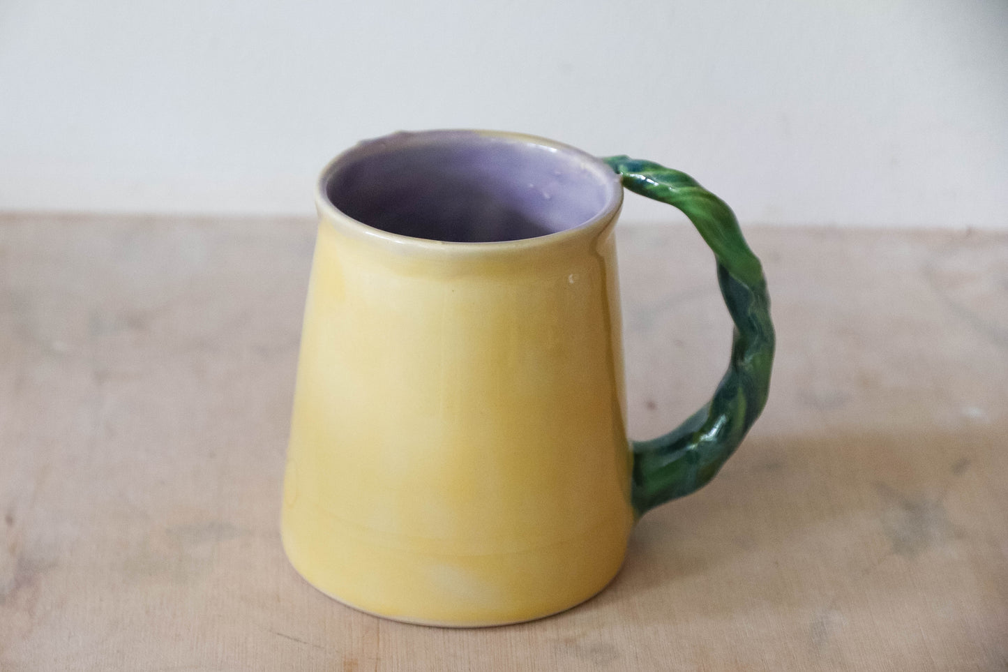 Yellow Lilac Castle Stoneware Mug
