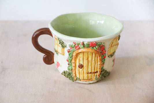 Wooden Fairy House Mug