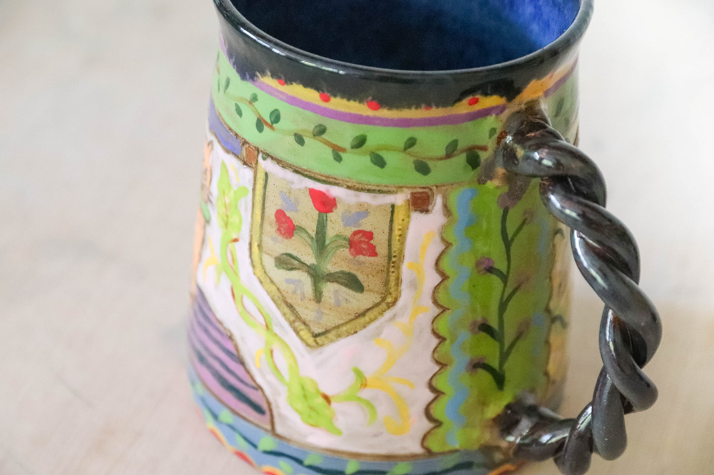 Medieval Cats Stoneware Mug
