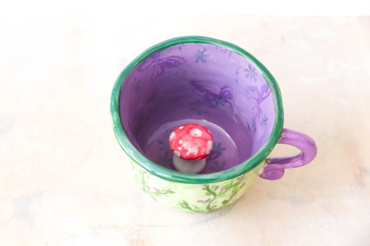 Peekaboo Toadstool Secret Garden Mug