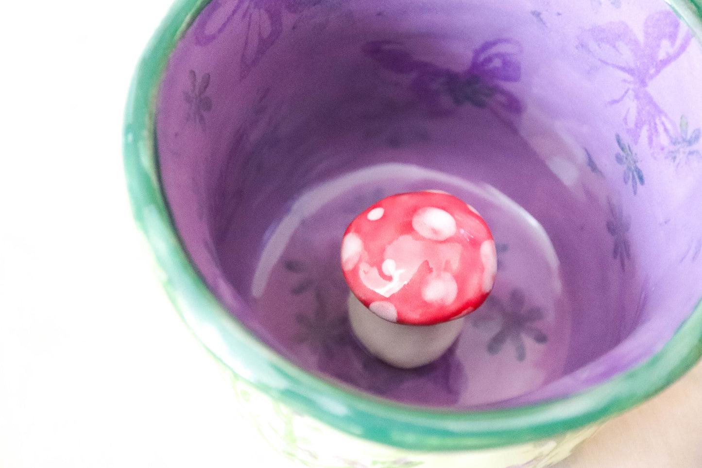 Peekaboo Toadstool Secret Garden Mug