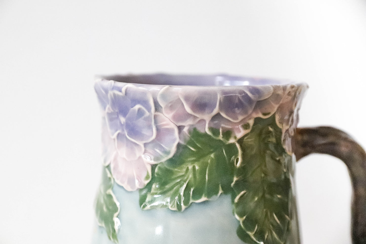 Floral Knight Stoneware Mug