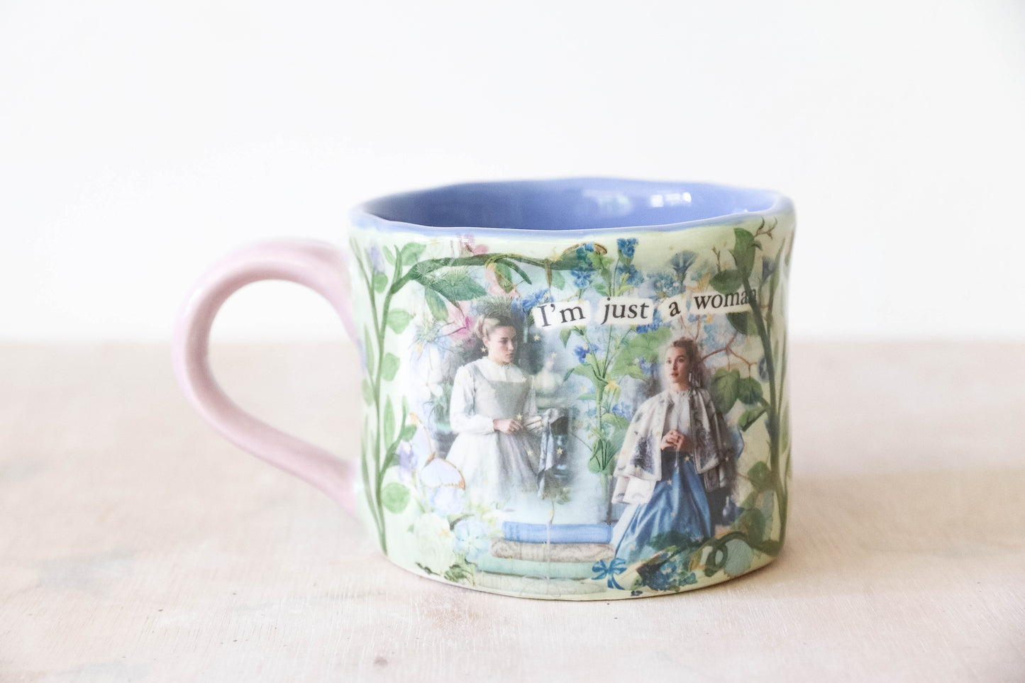 Blue Green Pink Amy Mug Large
