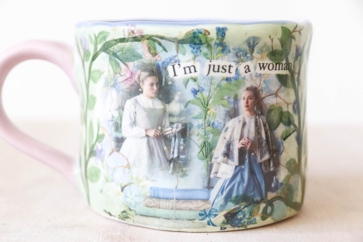 Blue Green Pink Amy Mug Large