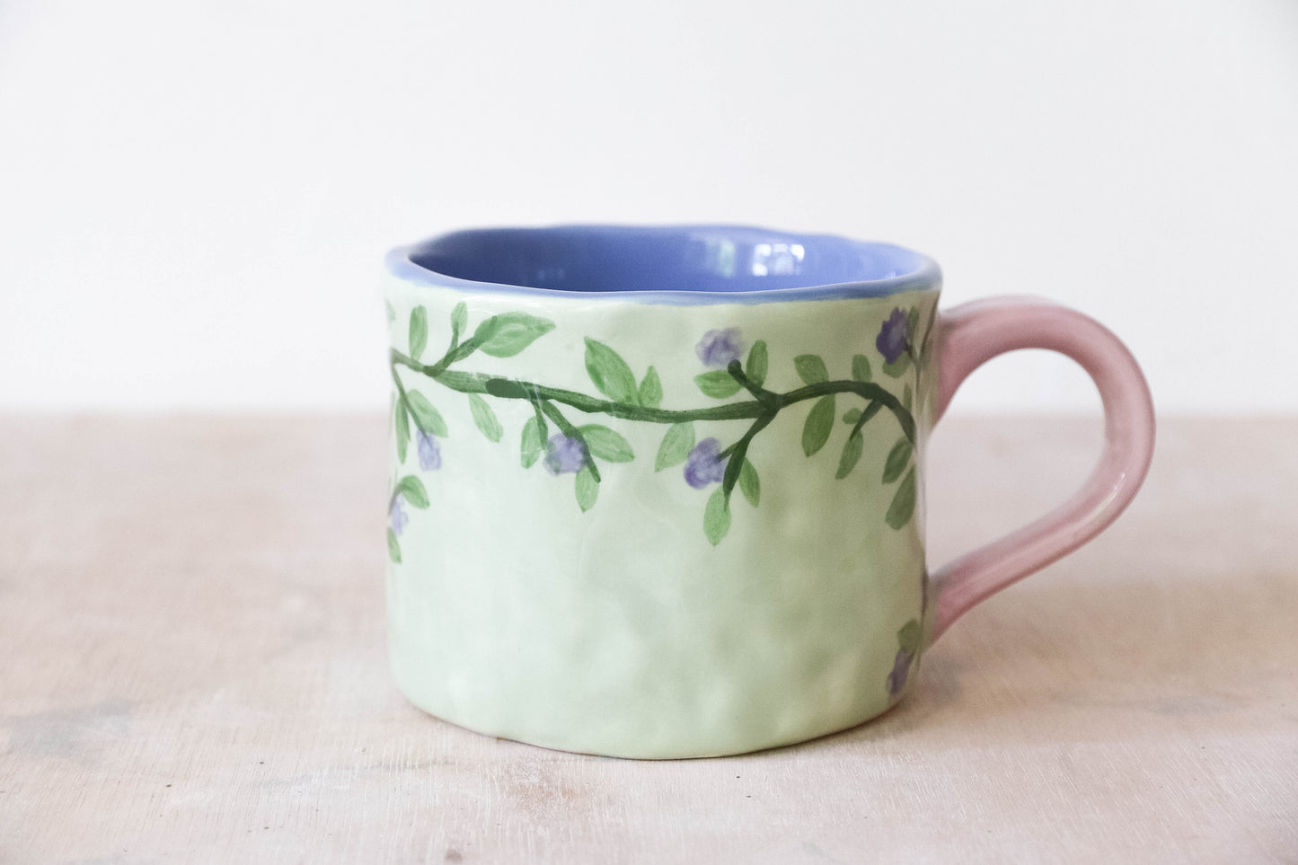 Blue Green Pink Amy Mug Large