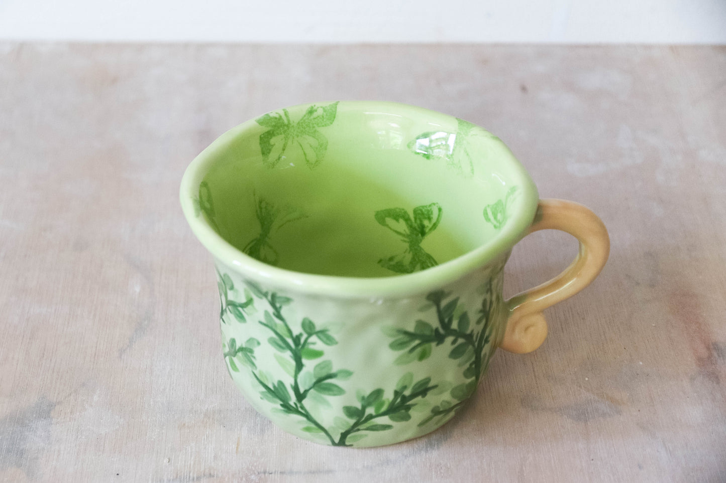 Green Leaves Secret Garden Quote Mug