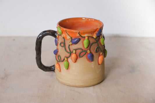 Halloween Lights Stoneware Mug