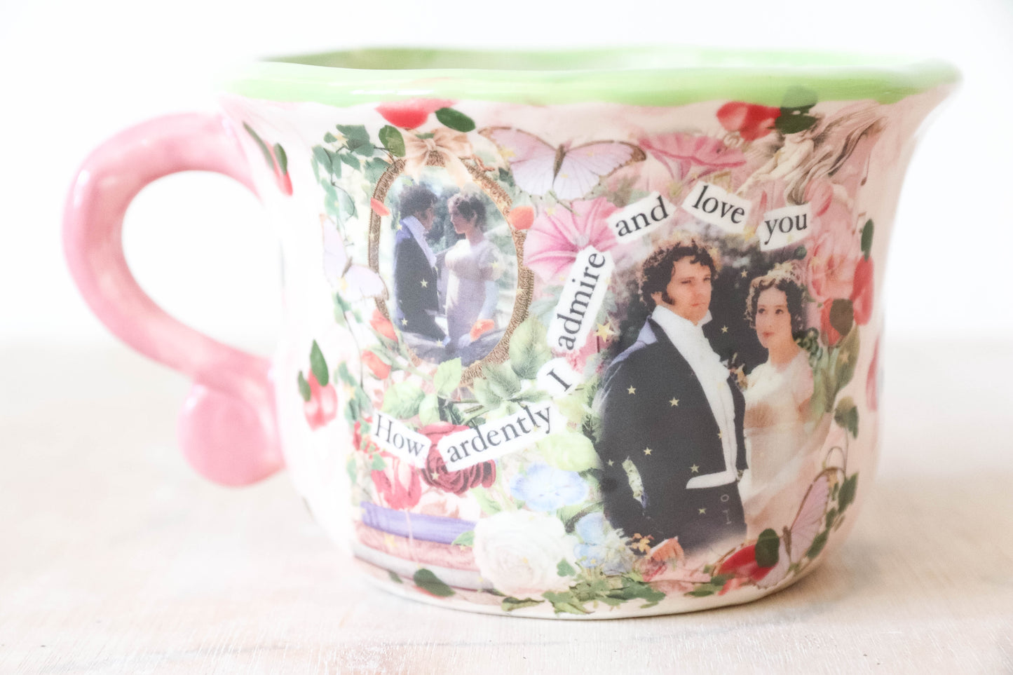 Green Pink Ardently Mug