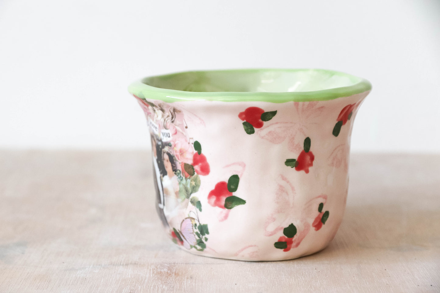 Green Pink Ardently Mug