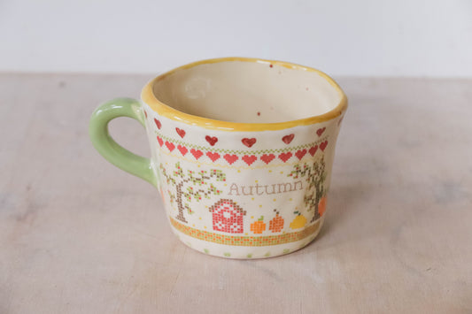 Autumn Cross Stitch Mug